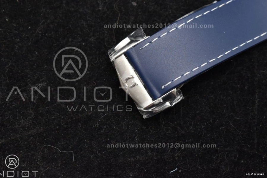 Clone Ocean Co-Axial Dial Super Strap Blue GMT A8605 600M Best Blue VSF on Edition Ceramic Trendsetting Planet 43.5mm Bezel 1009 Rubber 1:1 0313